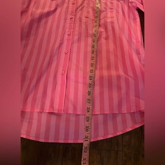A New Day Vibrant Pink Striped Shirt - Picture 7 of 9